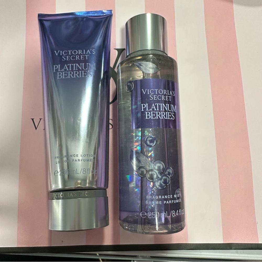 Victoria Secret Platnium Berries  Perfume and Lotion Set
